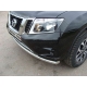 Защита переднего бампера 60 мм ТСС для Nissan Terrano 2014-2021