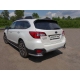 Защита заднего бампера уголки 60 мм ТСС для Subaru Outback 2015-2021