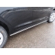 Защита штатных порогов 25 мм ТСС для Hyundai Accent 2018-2021